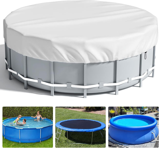 18FT Round Pool Cover – Solar Pool Cover for Above Ground Pools