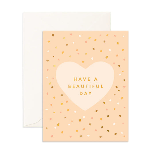 Beautiful day sprinkles greeting card